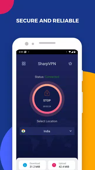 SharpVPN : High Speed & Secure Screenshot 2