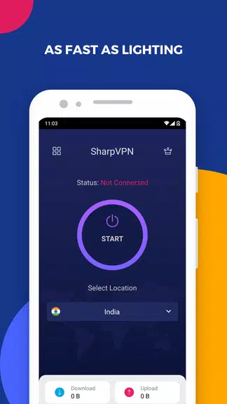 SharpVPN : High Speed & Secure Screenshot 1