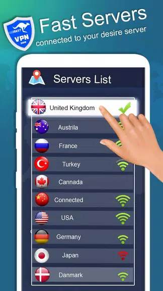 Fast Vpn Proxy Master for Unblock Sites Screenshot 3