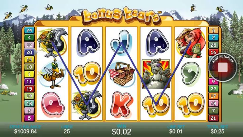 Casino Free Reel Game - BONUS BEAR Screenshot 2