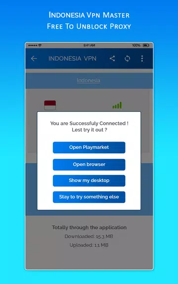 Indonesia VPN MASTER - Free To Unblock Proxy Screenshot 3