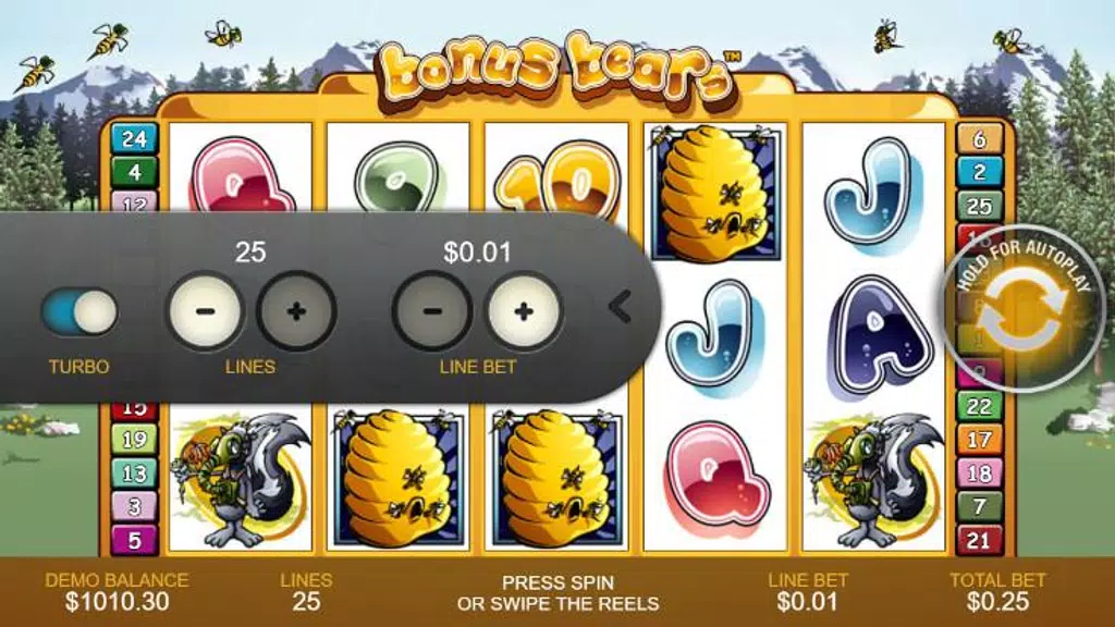 Casino Free Reel Game - BONUS BEAR Screenshot 1