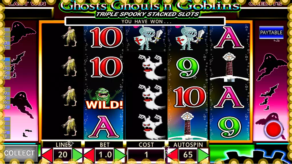 Video Slots: Goblins n' Ghosts Screenshot 2