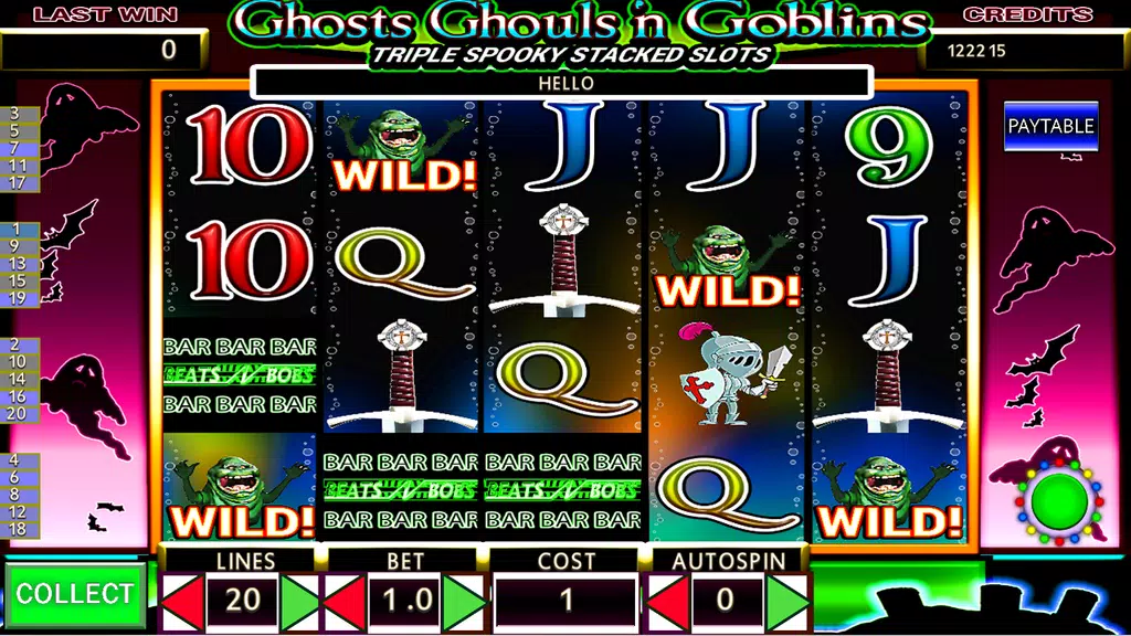 Video Slots: Goblins n' Ghosts Screenshot 1