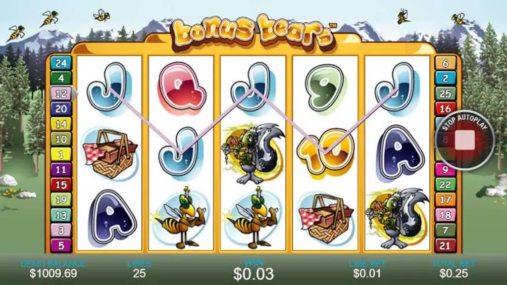 Casino Free Reel Game - BONUS BEAR Screenshot 3