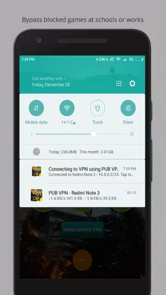 PUB VPN - Unlimited VPN Games Screenshot 3