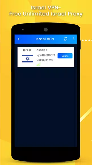 Israel VPN-Free Unlimited Israel Proxy Screenshot 3