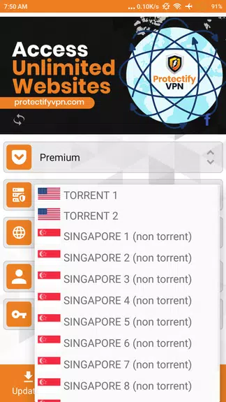 Protectify VPN Official Screenshot 2