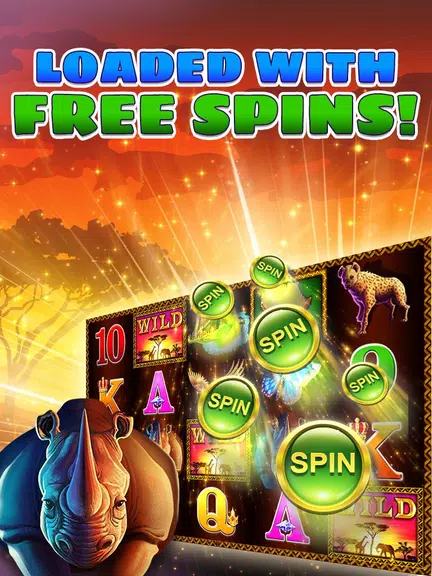 Slots African Rhino Casino Screenshot 1