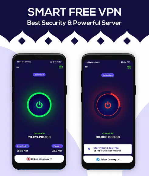 Shark Free VPN Screenshot 1