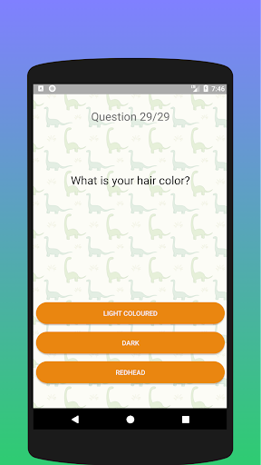 What dinosaur are you? Test Screenshot 4