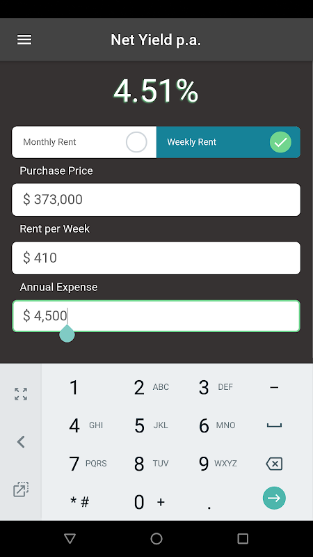 Property Calculator Screenshot 4