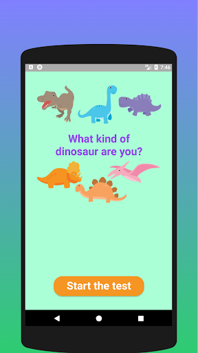 What dinosaur are you? Test Screenshot 3