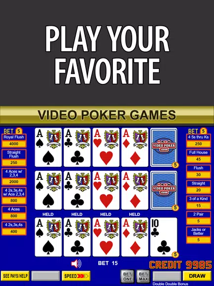 VideoPoker.com - Video Poker Screenshot 1