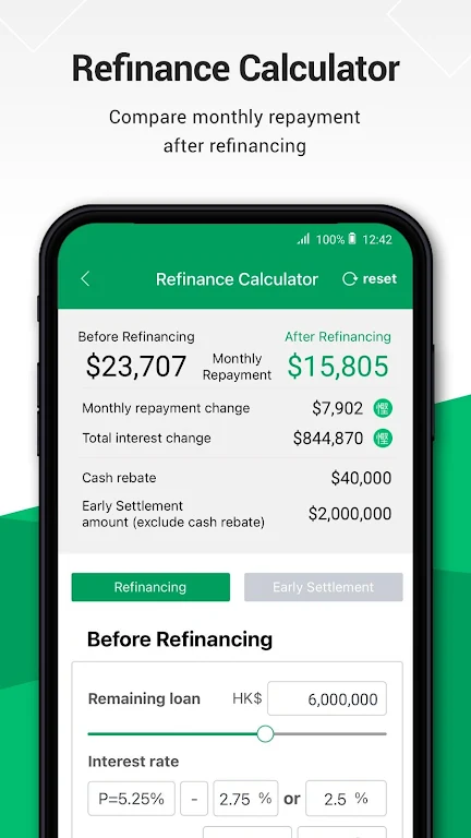 HK Property Mortgage Calc Screenshot 4