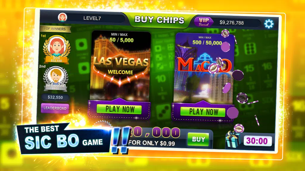 Sic Bo Online! Free Casino Screenshot 1