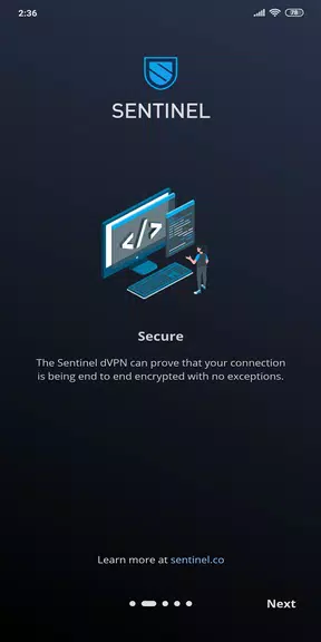 Sentinel Free Decentralized VPN (dVPN) Screenshot 2