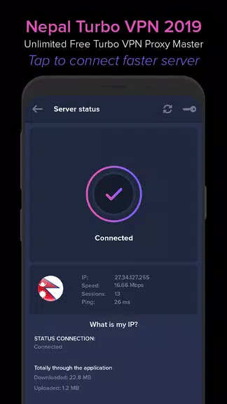 Nepal VPN 2019 - Unlimited Free VPN Proxy Master Screenshot 4