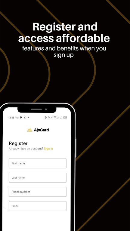 AjoCard Screenshot 2