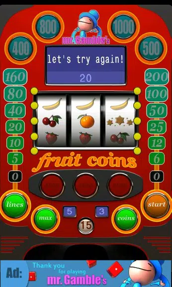 Fruit Coins Slot Machine Free Screenshot 1