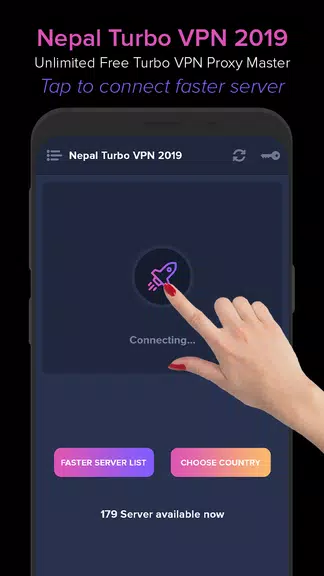 Nepal VPN 2019 - Unlimited Free VPN Proxy Master Screenshot 1