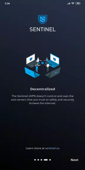 Sentinel Free Decentralized VPN (dVPN) Screenshot 4