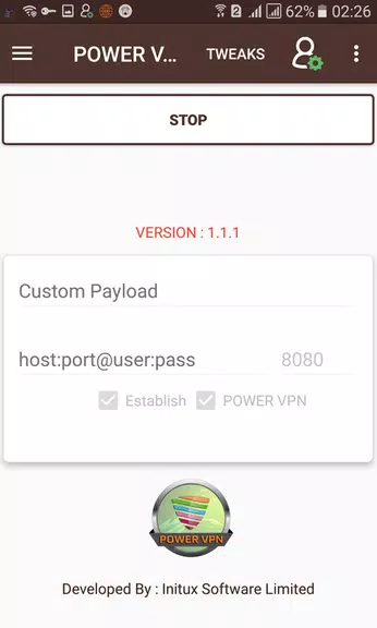 POWER VPN DNC Screenshot 2