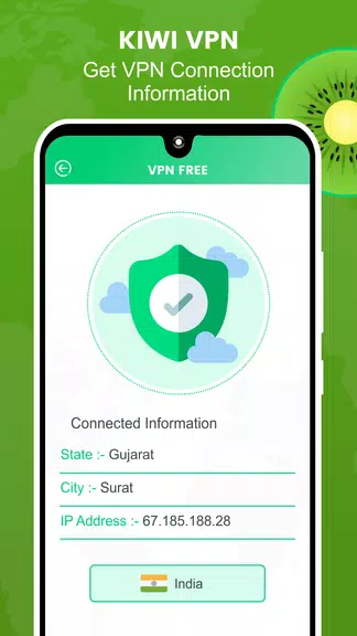 Unlimited Kiwi VPN Free - Secure Proxy & Unblock Screenshot 3