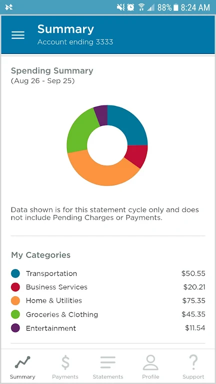 Fortiva Account Center Screenshot 1