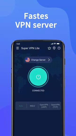 SuperGreen VPN Lite Free VPN Client Screenshot 1