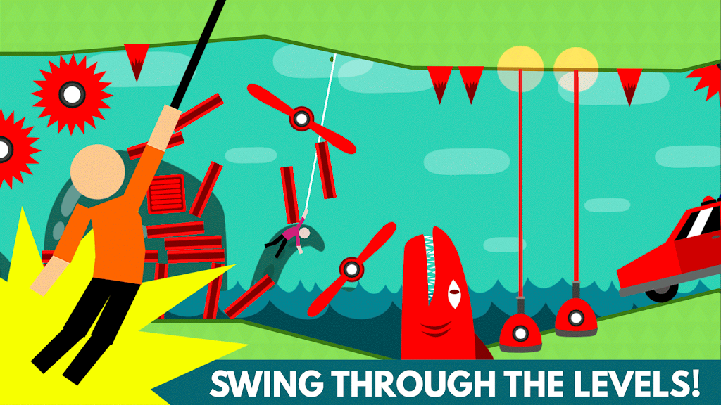 Hanger World - Rope Swing Mod Screenshot 3