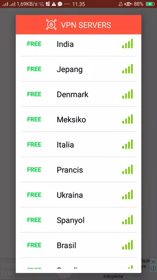 VPN Mobile Legend Screenshot 2