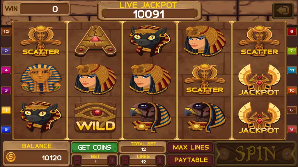 Pharaoh Slots 2019 Screenshot 1