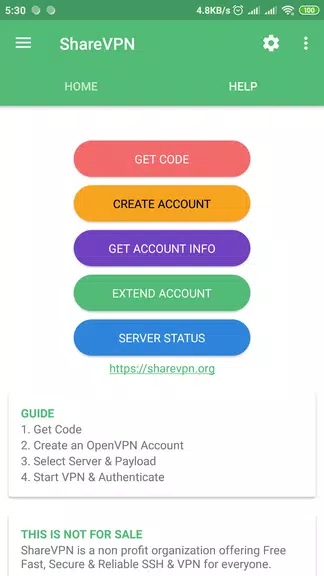 ShareVPN Screenshot 2