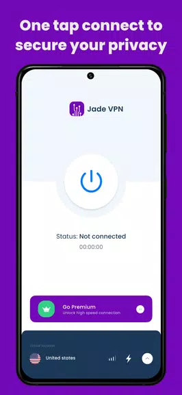 Jade VPN. Speed Test Screenshot 1