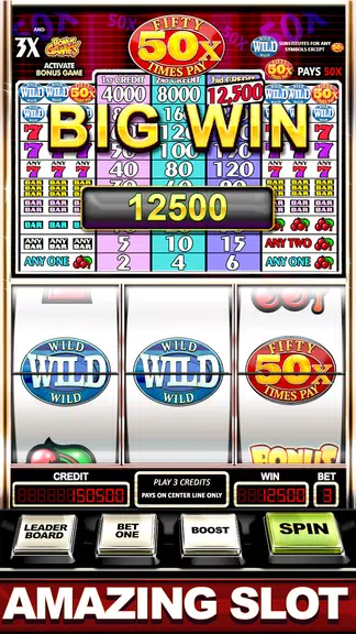 Slots Machine : Fifty Times Pay Free Classic Slots Screenshot 1