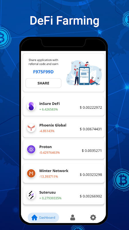 DeFi Farming - Cryptocurrency Farming App Screenshot 2