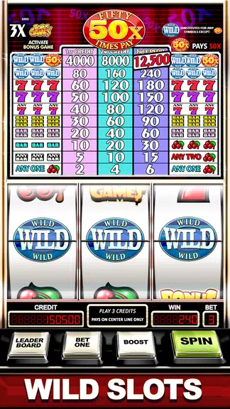 Slots Machine : Fifty Times Pay Free Classic Slots Screenshot 4