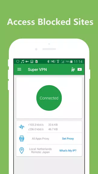 Hotspot VPN - Super Free VPN Unlimited Proxy Screenshot 1