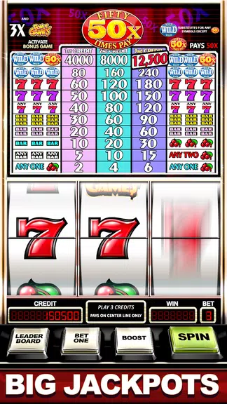 Slots Machine : Fifty Times Pay Free Classic Slots Screenshot 2