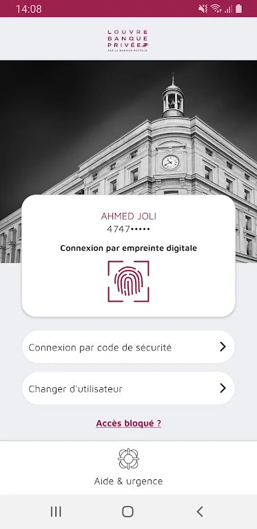 Louvre Banque Privée Screenshot 2