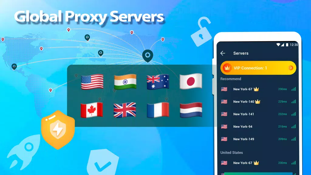 Storm VPN - Proxy Free Fast & Unblock Screenshot 3