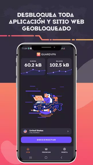 GuardVPN - VPN Ilimitado grati Screenshot 4