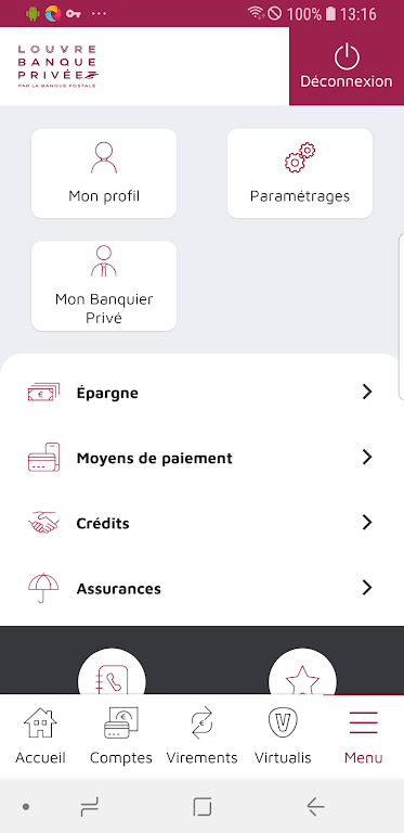 Louvre Banque Privée Screenshot 4