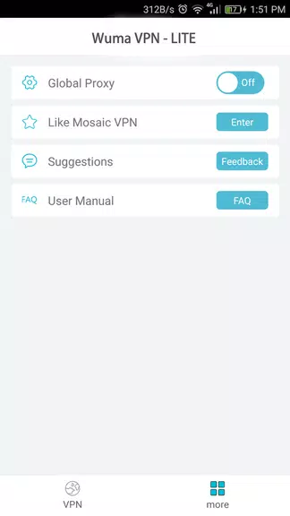 Wuma VPN-LITE-(Fast & Unlimited & Security) Screenshot 3