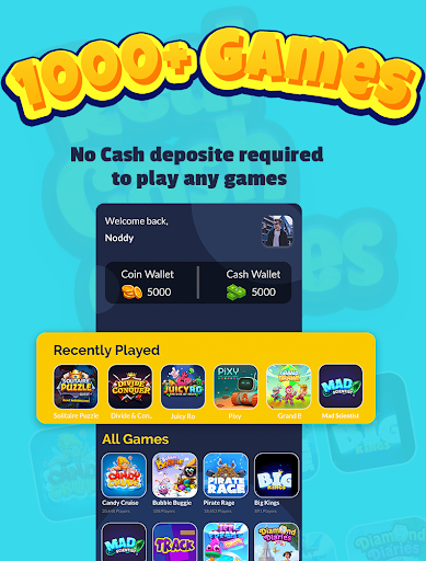 Real Cash Games Pro Free rewards paypal and paytm Screenshot 3