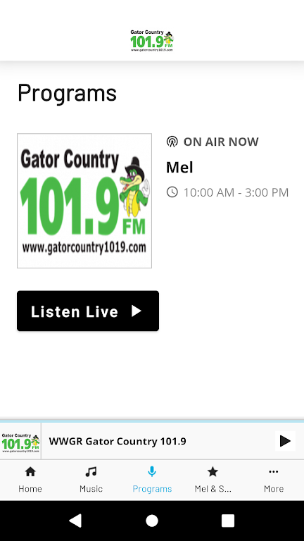 Gator Country 101.9 Screenshot 3