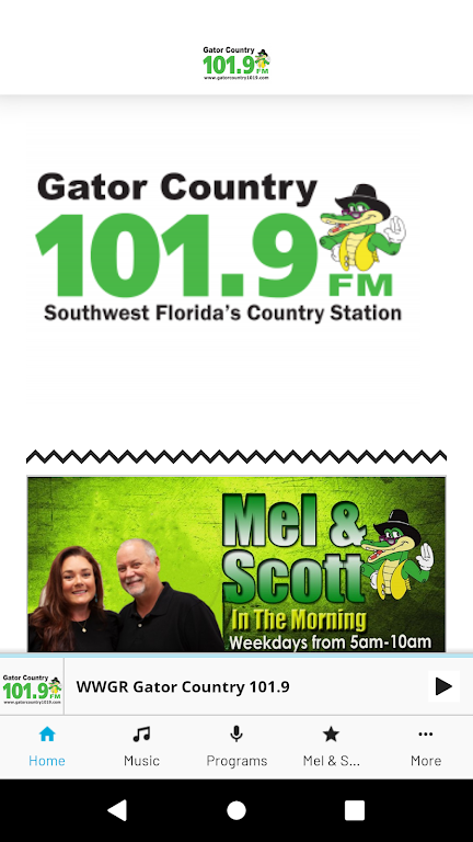 Gator Country 101.9 Screenshot 1