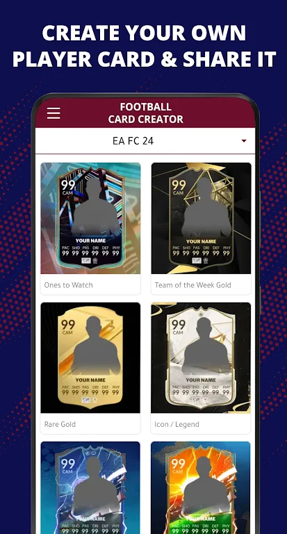 FUT Card Creator 24 Screenshot 2