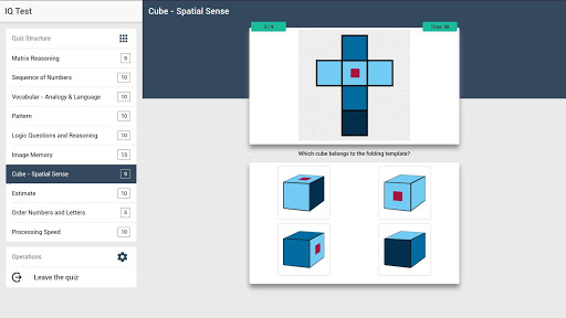 IQ Test - The Intelligence Quiz Screenshot 2
